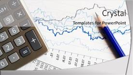  Presentation with accounting budget - Theme with business budget - accounting background and a white colored foreground