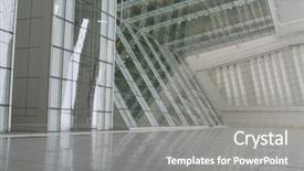  Presentation with business abstract - Colorful PPT layouts enhanced with business-building-abstract-background backdrop and a  colored foreground