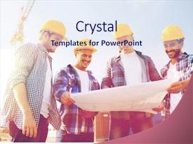 Business Building Teamwork And People PPT template 61 | CrystalGraphics