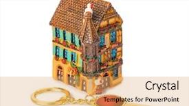  Presentation with michelle obama white house - Slide deck with business buy sell system - house and key isolated background and a yellow colored foreground