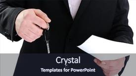  Presentation with key - Slides having business car loans - businessman handing a key background and a  colored foreground