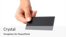  Presentation with black car dealer - Colorful PPT theme enhanced with business card in hand tamplate backdrop and a white colored foreground