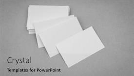  Presentation with business cards - Slide deck consisting of business-cards-on-gray-background background and a light gray colored foreground