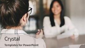  Presentation with career - Amazing slides having business career and placement concept backdrop and a mint green colored foreground