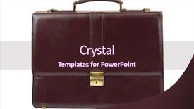  Presentation with case - Cool new presentation theme with business case isolated on white backdrop and a wine colored foreground