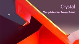  Presentation with abstract modern architecture - Beautiful presentation theme featuring business center in vancouver canada backdrop and a  colored foreground