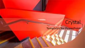  Presentation with abstract modern architecture - Audience pleasing slide set consisting of business center in vancouver canada backdrop and a red colored foreground