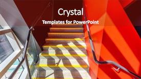  Presentation with abstract modern architecture - Amazing presentation design having business center in vancouver canada backdrop and a tawny brown colored foreground