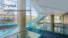  Presentation with abstract modern architecture - Amazing PPT layouts having business center in vancouver canada backdrop and a light blue colored foreground