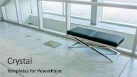  Presentation with abstract modern architecture - Audience pleasing slides consisting of business center in vancouver canada backdrop and a  colored foreground