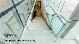  Presentation with abstract modern architecture - Amazing theme having business center in vancouver canada backdrop and a  colored foreground