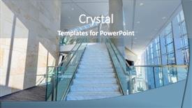  Presentation with abstract modern architecture - Colorful presentation enhanced with business center in vancouver canada backdrop and a gray colored foreground