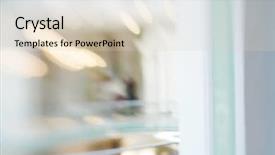  Presentation with blur - Audience pleasing PPT layouts consisting of business center interior blur background backdrop and a lemonade colored foreground