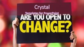  Presentation with zumba card bokeh - Slide set featuring business challenge - are you open to change background and a violet colored foreground