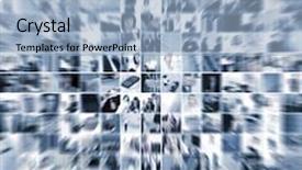  Presentation with collage - PPT layouts having business collage made of 225 background and a light blue colored foreground