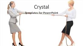  Presentation with business competition - Beautiful presentation design featuring abstract blur fitness room with equipment and sportswear background image for sport hobbie building indoors healthy concept backdrop and a seafoam green colored foreground.