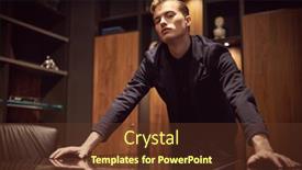  Presentation with confident - Slide set with business-concept-a-confident-young background and a tawny brown colored foreground