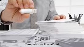  Presentation with flash - Amazing slide set having business-concept-businessman-s-working backdrop and a light gray colored foreground