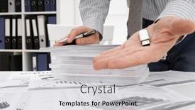  Presentation with flash - PPT layouts consisting of business-concept-businessman-s-working background and a light gray colored foreground