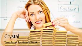  Presentation with food industry - Colorful slide deck enhanced with business concept confectionary food industry backdrop and a  colored foreground