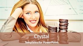  Presentation with food industry - Slides having business concept confectionary food industry background and a  colored foreground