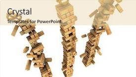  Presentation with business growth dollar - Theme with business concept for instability background and a  colored foreground