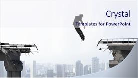  Presentation with overcome - PPT layouts having business concept of businessman overcome background and a  colored foreground