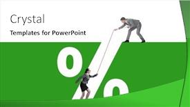  Presentation with business loan - Slides consisting of business-concept-of-high-percent and a white colored foreground