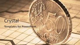  Presentation with newspaper - Amazing presentation design having business concept on newspaper backdrop and a coral colored foreground