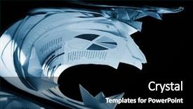  Presentation with tsunami - Theme with shipping diagram - business concept paper boat background and a black colored foreground