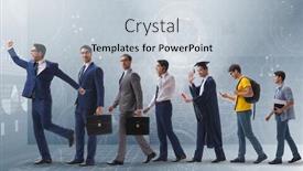  Presentation with concept - Audience pleasing PPT layouts consisting of business-concept-with-man-progressing backdrop and a lemonade colored foreground