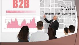  Presentation with business coaching - Presentation theme having business conference business coaching background and a light gray colored foreground