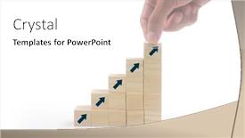  Presentation with connecting - Slide deck with business-connecting-piece-of-multi background and a white colored foreground