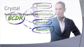  Presentation with business continuity - Presentation enhanced with business-continuity-disaster-recovery-concept background and a white colored foreground