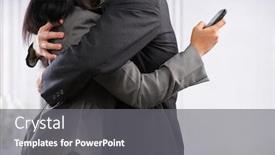  Presentation with cheating - Presentation theme consisting of busy lifestyle of cheating background and a gray colored foreground