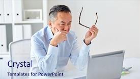  Presentation with business technology internet and network - Cool new PPT layouts with entrepreneur fail - business deadline stress people backdrop and a lemonade colored foreground