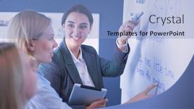  Presentation with education - Presentation consisting of business-education-and-office-concept background and a light blue colored foreground