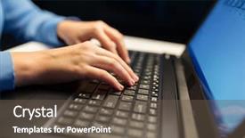  Presentation with technology and education - Theme with business education and technology concept background and a  colored foreground