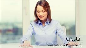  Presentation with technology education - Theme enhanced with business education and technology concept background and a lemonade colored foreground