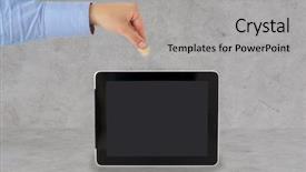  Presentation with investment money - Slides featuring economics free economy - business finance investment money saving background and a light gray colored foreground