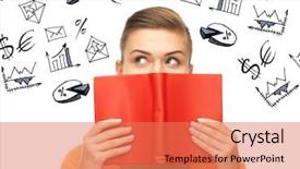  Presentation with economics - Audience pleasing presentation theme consisting of indian palm squirrel funambulus palmarum on a tree backdrop and a tawny brown colored foreground