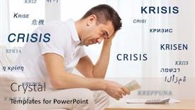  Presentation with business calculator - Beautiful slides featuring business-finances-and-people-concept backdrop and a soft green colored foreground