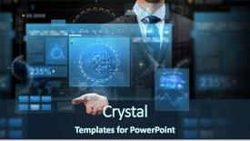  Presentation with futur - PPT layouts featuring business future technology cyberspace background and a ocean colored foreground