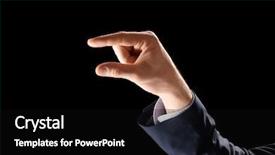  Presentation with body language - Amazing PPT theme having business gesture and finger language backdrop and a black colored foreground