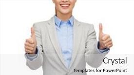  Presentation with office - Cool new slide set with business-gesture-and-office-concept backdrop and a white colored foreground