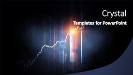  Presentation with trade - PPT layouts consisting of business-graph-and-trade-monitor background and a black colored foreground