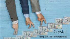  Presentation with business growing - PPT layouts featuring business-growing-concept-mixed-media background and a light blue colored foreground