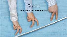  Presentation with business growing - Presentation theme with business-growing-concept-mixed-media background and a light blue colored foreground