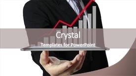  Presentation with touch screen virtual reality - Audience pleasing presentation theme consisting of business growth digital marketing - touch screen touch- tablet backdrop and a  colored foreground