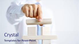  Presentation with human resource management - Beautiful theme featuring business hierarchy and human resource backdrop and a  colored foreground